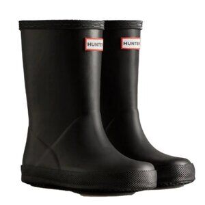 Hunter Kids First Classic Rain Boots - Black - US 2, UK 1